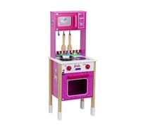 Theo Klein 7319 Cocina Epic Chef Barbie I Moderna cocina de madera con placa de cocina, horno y microondas I Incluye accesorios I Para niños a partir de 3 años