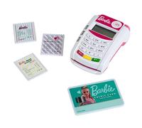 Theo Klein 7335 Barbie Terminal de Pago I con luz y Sonido I Incluye Tarjeta de crédito con función de Pago sin Contacto I Juguete para niños a Partir de 3 años