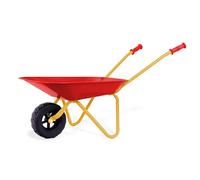 Theo Klein 7655 Carretilla Infantil metálica I Rueda Robusta de Goma Maciza I Soporta hasta 10 kg de Carga I Mangos ergonómicos I Apto para niños a Partir de 3 años