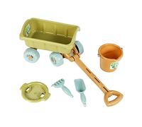 Theo Klein Arena Klein Goes Bio - Carro Set | Robusto Carrito de plástico ecológico | Incluye Cubo, rastrillo, Pala y colador | Juguete para niños a Partir de 1 año (7665)