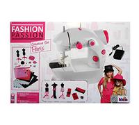 Theo Klein 7902 - Kit De Costura Paris con Material, Instrucciones, Patrón De Corte Y Máquina De Coser para Niños, Juguete