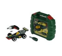 Theo Klein 8375 Maletín Grand Prix con Ixolino, con Destornillador eléctrico, Coche de Carreras Desmontable en 10 Piezas, Medidas 32 cm x 26 cm x 9 cm, Juguete para niños a Partir de 3 años