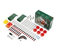 Theo Klein 8497 Multi-Tech Construction Set with Bosch Ixolino I 107 components I Battery-Powered Ixolino with light and sound I Toy for Children Aged 3 Years and up