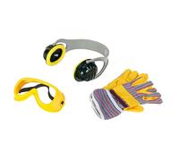 Theo Klein 8535 Set de Accesorios de 3 Piezas, Guantes de Trabajo, Gafas de Seguridad y Orejeras con diseño de, Medidas del Embalaje 19.5 cm x 7 cm x 33.5 cm, Juguete para niños a Partir de 3 años