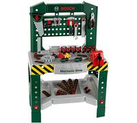 Theo Klein 8574 Banco de Trabajo de 77 Piezas, con Destornillador, Llave Inglesa, alicates, Martillo, Medidas 57 cm x 35 cm x 86 cm, Juguete para niños a Partir de 3 años