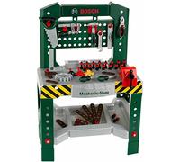 Theo Klein 8574 Bosch Workbench I 77 parts I With Tools and Accessories I Work surface with Learning Function I Toy for Children Aged 3 Years and up