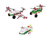 Theo Klein 8790 Bosch 3-in-1 Aircraft Team Construction Set I for Building Different Aircraft I with Construction Plans for 3 Models I For Children Aged 3 and over