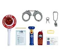 Theo Klein 8850 Unidad de policía Ben & Sam de 10 Piezas, Incluye Linterna a Pilas y señalizador con luz, Medidas del Embalaje 40 cm x 32 cm x 4.5, Juguete para niños a Partir de 3 años