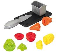 Theo Klein 9101 - Conjunto de Verduras con Tabla de Cortar y colador, Juguete.