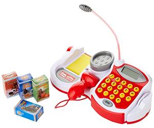 Theo Klein 9373 - Caja Registradora Electrónica Shopping Centre con Numerosas Funciones, Juguete