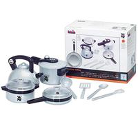 Theo Klein 9430 Set de ollas y Utensilios de Cocina, 9 Piezas, con Utensilios de Cocina y Cubiertos, Medidas del Embalaje 29.7 cm x 14.75 cm x 24 cm, Juguete para niños a Partir de 3 años