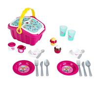 Theo Klein 9527 Barbie Picnik Basket , Sturdy toy Basket Full of Colourful Tableware and Cupcakes for Two , Toys for Children Years 3 and over