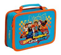 Theo Klein 9682 Hot Wheels Let's Race Bolsa para Coches | Bolsa Textil para Guardar 12 cochecitos con Bandas elásticas y Bolsillo de Malla | para niños a Partir de 3 años
