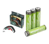 Theo Klein Bosch Atornillador Ixolino, luz/Sonido, 3+ años, & Pilas AAA Recargables Amazon Basics 4 unid, 850mAh