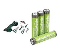 Theo Klein Bosch Cinturón Herramientas, Ixolino, 3+ años, & Pilas AAA Recargables Amazon Basics 4 unid, 850mAh