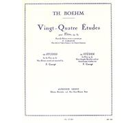 Theobald boehm: 24 studies for the flute, op.37 (flute)