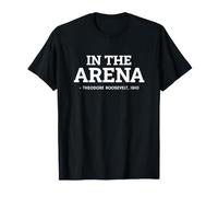 Theodore Roosevelt Cita Historia Liderazgo Motivacional Camiseta