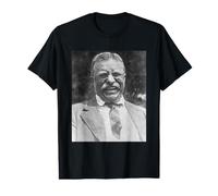 Theodore Roosevelt Presidente Sonriente Teddy Vintage USA Retro Camiseta gráfica económica