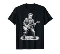 Theodore Roosevelt Rockstar President Arte de Guitarra eléctrica Camiseta