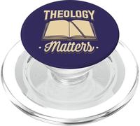 Theology Matters Cita Divertida Creyentes Cristianos reformados PopSockets PopGrip para MagSafe