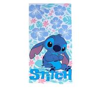 Theonoi Disney Lilo & Stitch Toalla de playa para niños 70 x 140 cm, toalla de microfibra absorbente y de secado rápido, toalla de viaje y ducha para niños y niñas, certificado Öko-Tex