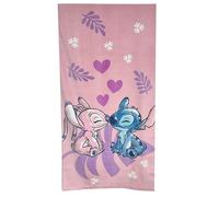 Theonoi Disney Lilo y Stitch - Toalla de baño infantil (70 x 140 cm, 100% algodón, certificado Öko-Tex Standard