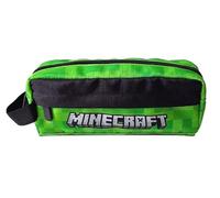 Theonoi Minecraft - Estuche escolar para niños, verde, Estuche para lápices