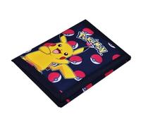 Theonoi Pokémon - Monedero infantil con diseño de Pikachu y Poké Ball, con compartimento para monedas y cierre de , para niños y niñas