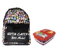 Theonoi Set Pokemon - Mochila escolar, Lata + Bolsa A, M