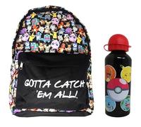Theonoi Set Pokemon - Mochila escolar, Lata + Botella A, M