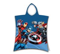 Theonoi Toalla de baño Albornoz Toallas con capucha Poncho con capucha para niños Gran regalo Algodón (Avengers)