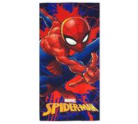 Theonoi Toalla infantil de playa, toalla de playa, toalla de ducha, toalla de baño, 70 x 140 cm, microfibra (Spiderman DarkWeb)