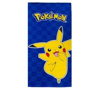 Theonoi Toalla para Niños de Sauna, Playa, Ducha y Baño - 70 x 140 cm - Microfibra - Regalo Infantil (Pokemon Voltage)
