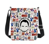 Theory - Bolso cruzado para programa de televisión You're In My Spot, regalos de átomo, "Don't You Think If I Were Wrong I'd Konw It", bolsa de hombro, Don't You Think Uk3, 111