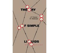 Theory of Simple Liquids