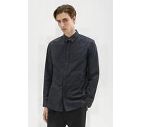 Theory Striped Cotton-blend Shirt Black Multi Talla: M | Camisas Casuales Outlet | Hombre | Negro