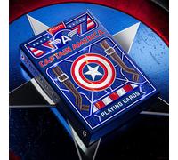 Theory11 cartas de juego del capitán américa, cartas premium, índic