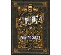 theory11 Piracy - Juego de cartas de lujo de alta calidad, índice estándar de tamaño de póquer, cartas de papel de aluminio