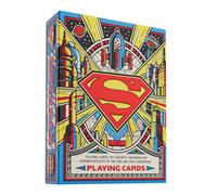 theory11 Superman - Naipes de juego premium, índice estándar de tamaño de póquer, cartas de lujo