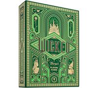 theory11 Wicked Playing Cards - Baraja de póquer con temática de oro verde con ilustraciones de Glinda y Elphaba, magia, Cardistry, noche de juegos, regalo para fanáticos del teatro para
