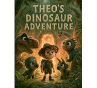 Theo's Dinosaur Adventure: A Roarsome Coloring & Story Book with Cute Baby Dinosaurs - For Kids Ages 4-8
