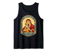 Theotokos Ever-Virgin Ever-Santo Cristiano Ortodoxo María Dios Camiseta sin Mangas