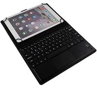 theoutlettablet® Funda con Teclado Bluetooth y touchpad Compatible con Tablet DOOGEE U10 10.1" Color Negro (Incluye la ñ)