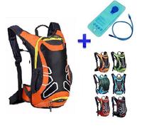 Theoutlettablet® Mochila Impermeable Bici para Ciclismo Bicicleta Bolsa Hidratacion Agua (2L) Mochila Capacidad 15 litros montaña - Senderismo - Btt - MTB - Tipo Camelbak