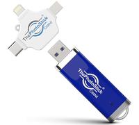 ThePhotoStick Omni 256GB - Fácil copia de seguridad de fotos y video con un solo clic para todos sus dispositivos!