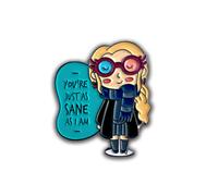 ThePinkiePin Luna Enamel Pin | Genial con vasos con 2 embragues de mariposa | Pin de solapa para mochilas Collection and Display | Merch de Harry