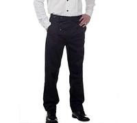 ThePirateDressing Steampunk Victorian Costume Architect Pants Trousers -Black (Medium)