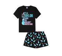 ThePyjamaFactory Niñas It's a Taylor Thing, You Wouldn't Understand Negro Azul Corta de algodón Pijamas (9-10 Años)