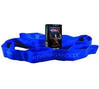 Thera-Band Non-Latex CLX Consecutive Resistance Band Loops, Individual 5 Foot Pre-Cut, 9 Loops, Blue, Extra Heavy, Intermediate Level 2