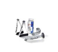 Thera-Band 22135 - Elástico para Fitness (Tubos, Asas), Color Negro/Gris, Talla 8,3 cm